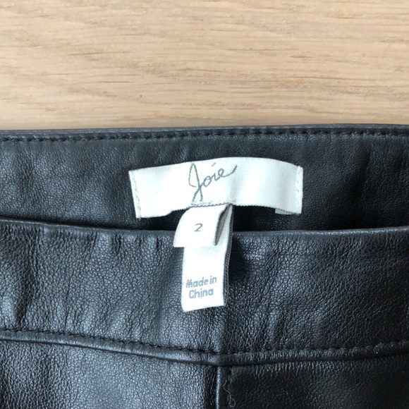 Joie lamb leather mini skirt - Picture 5 of 12